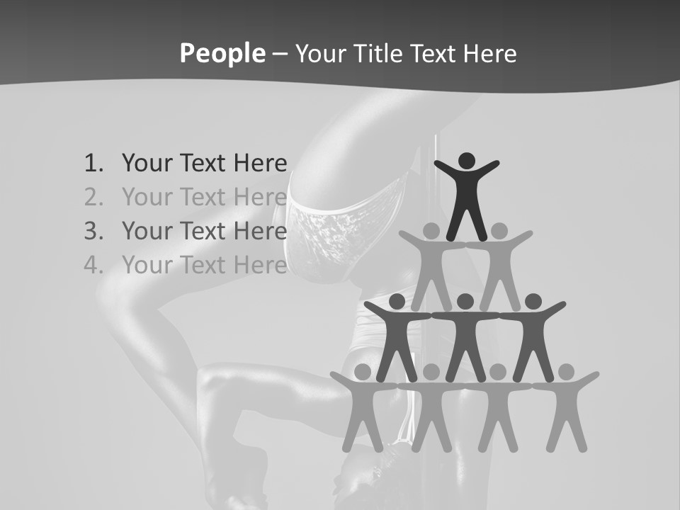 Dance Pretty Black PowerPoint Template