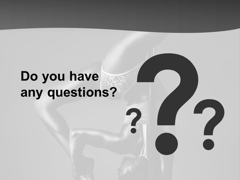 Dance Pretty Black PowerPoint Template