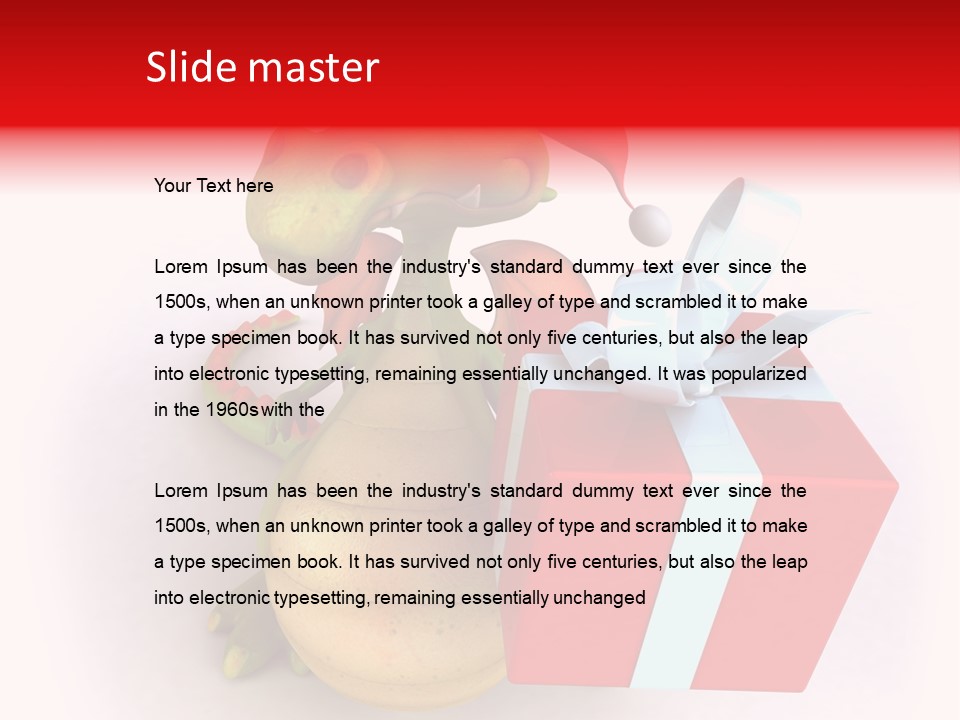 Cute Smile Character PowerPoint Template