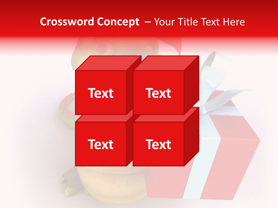Cute Smile Character PowerPoint Template