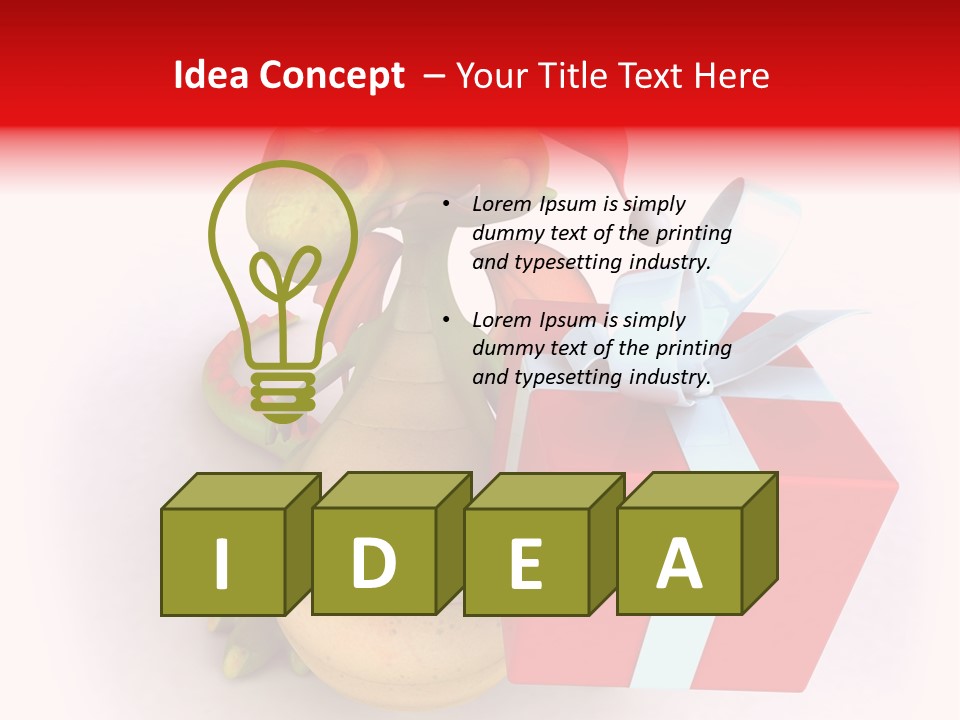 Cute Smile Character PowerPoint Template