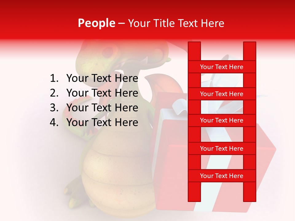 Cute Smile Character PowerPoint Template