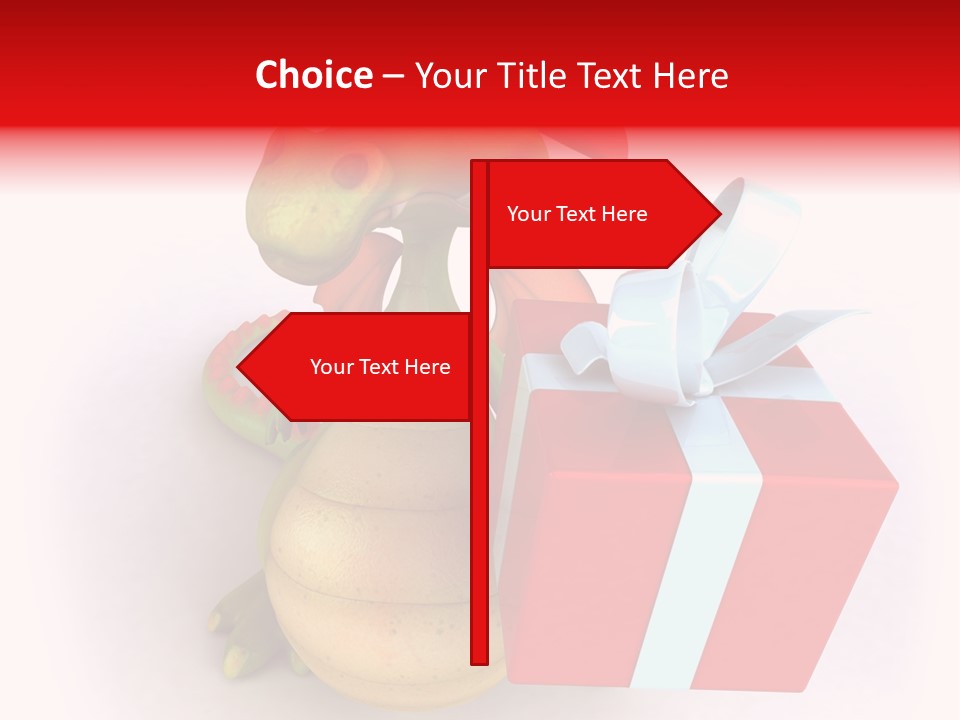 Cute Smile Character PowerPoint Template