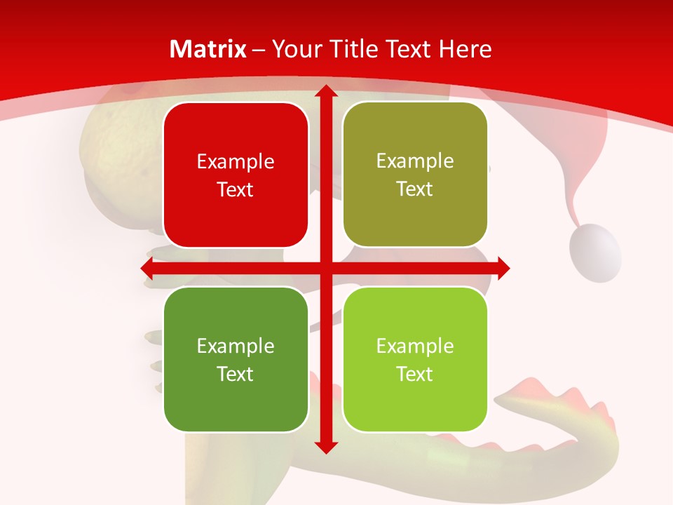 Red Gift Christmas PowerPoint Template