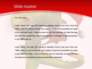 Red Gift Christmas PowerPoint Template