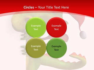 Red Gift Christmas PowerPoint Template