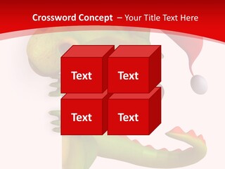 Red Gift Christmas PowerPoint Template