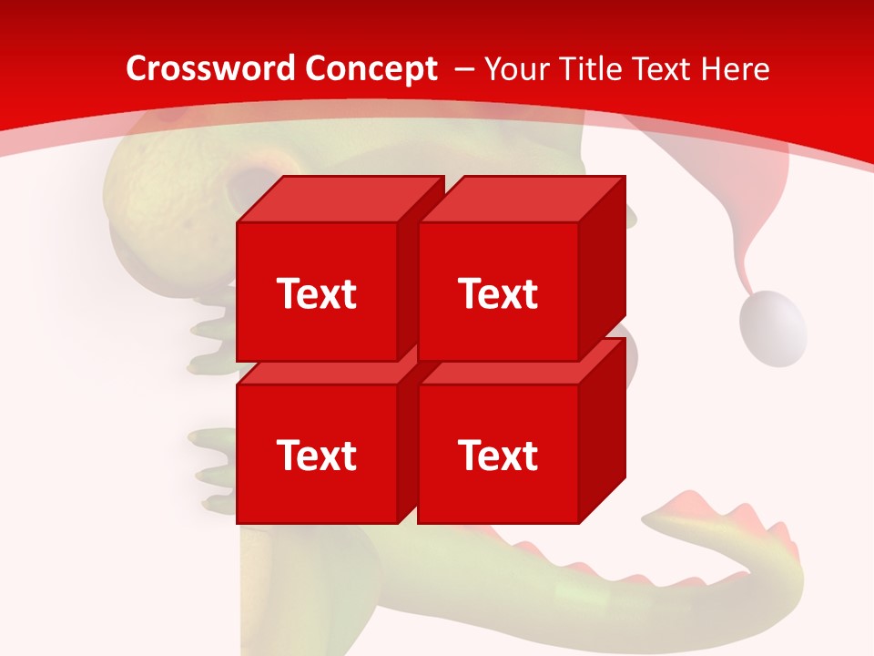 Red Gift Christmas PowerPoint Template