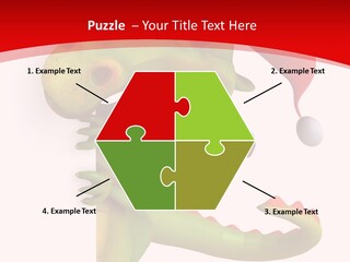 Red Gift Christmas PowerPoint Template