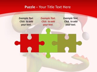 Red Gift Christmas PowerPoint Template