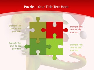Red Gift Christmas PowerPoint Template