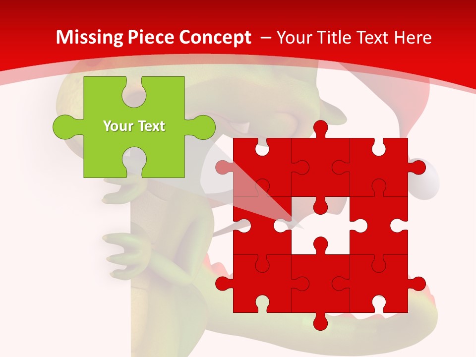 Red Gift Christmas PowerPoint Template