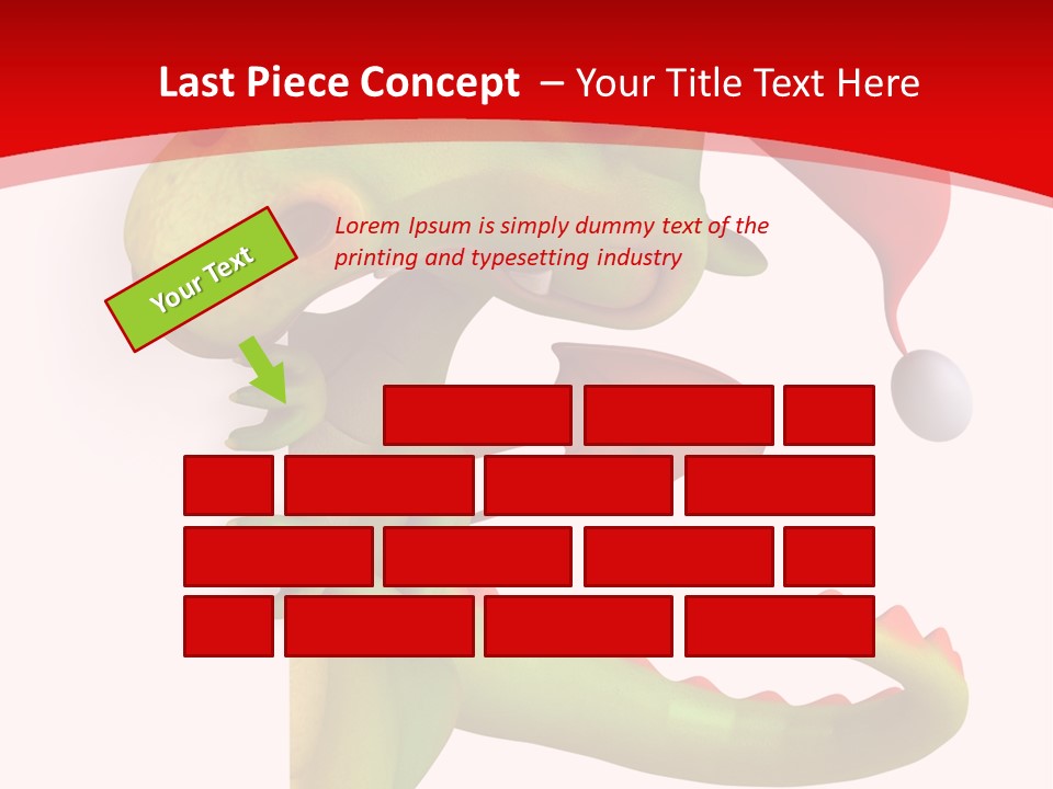Red Gift Christmas PowerPoint Template