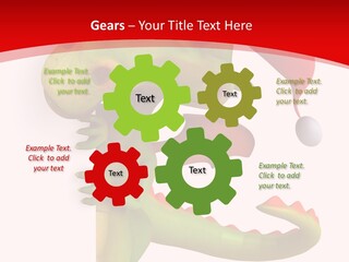 Red Gift Christmas PowerPoint Template