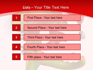Red Gift Christmas PowerPoint Template