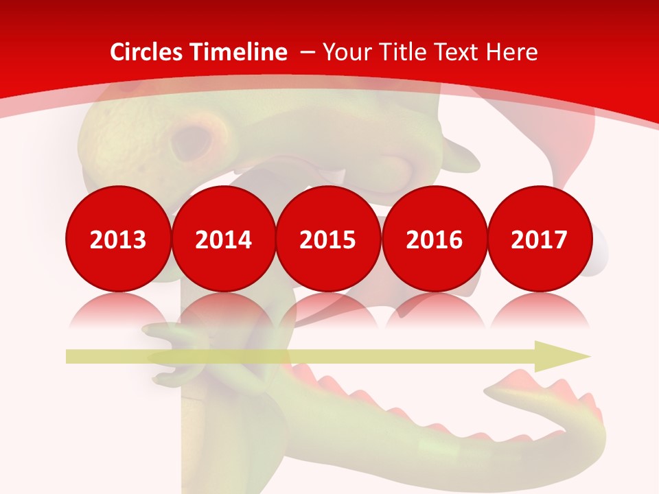 Red Gift Christmas PowerPoint Template
