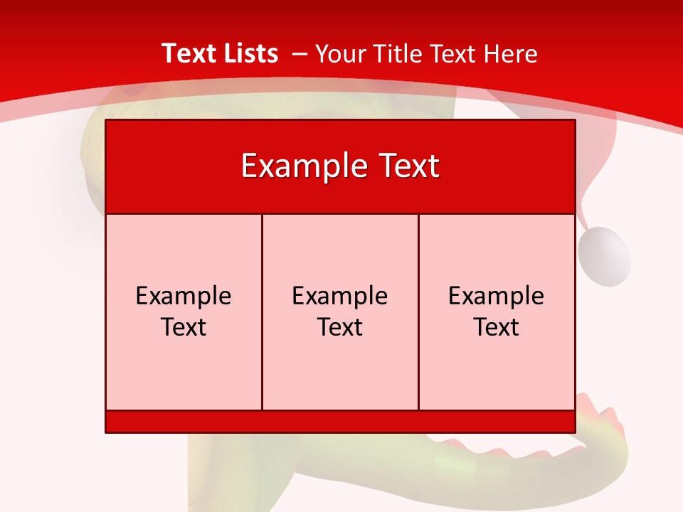 Red Gift Christmas PowerPoint Template