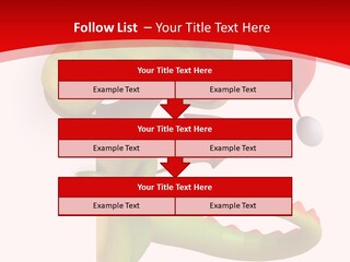 Red Gift Christmas PowerPoint Template