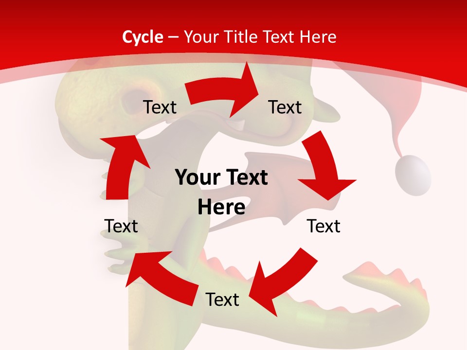 Red Gift Christmas PowerPoint Template
