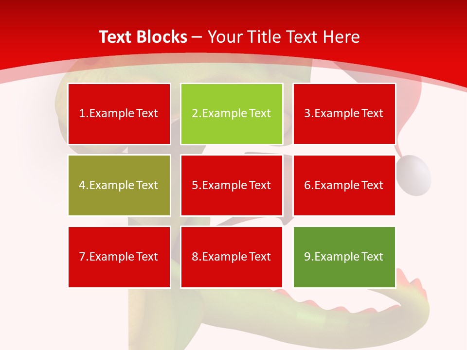 Red Gift Christmas PowerPoint Template