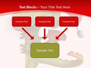Red Gift Christmas PowerPoint Template