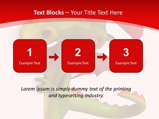 Red Gift Christmas PowerPoint Template