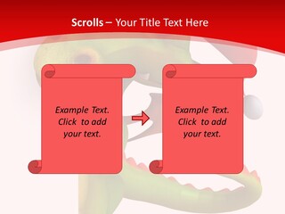 Red Gift Christmas PowerPoint Template