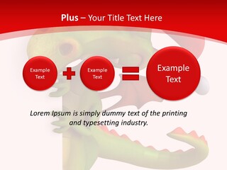 Red Gift Christmas PowerPoint Template