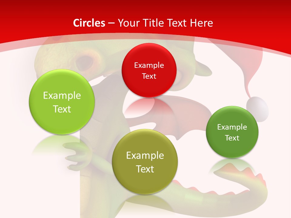 Red Gift Christmas PowerPoint Template