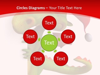 Red Gift Christmas PowerPoint Template