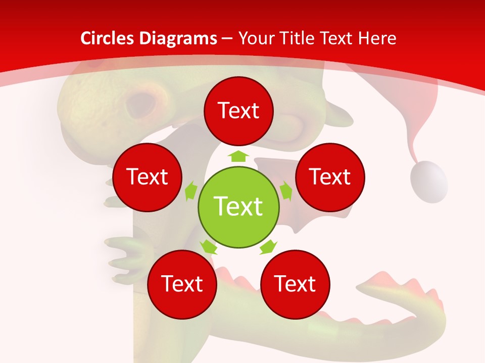 Red Gift Christmas PowerPoint Template
