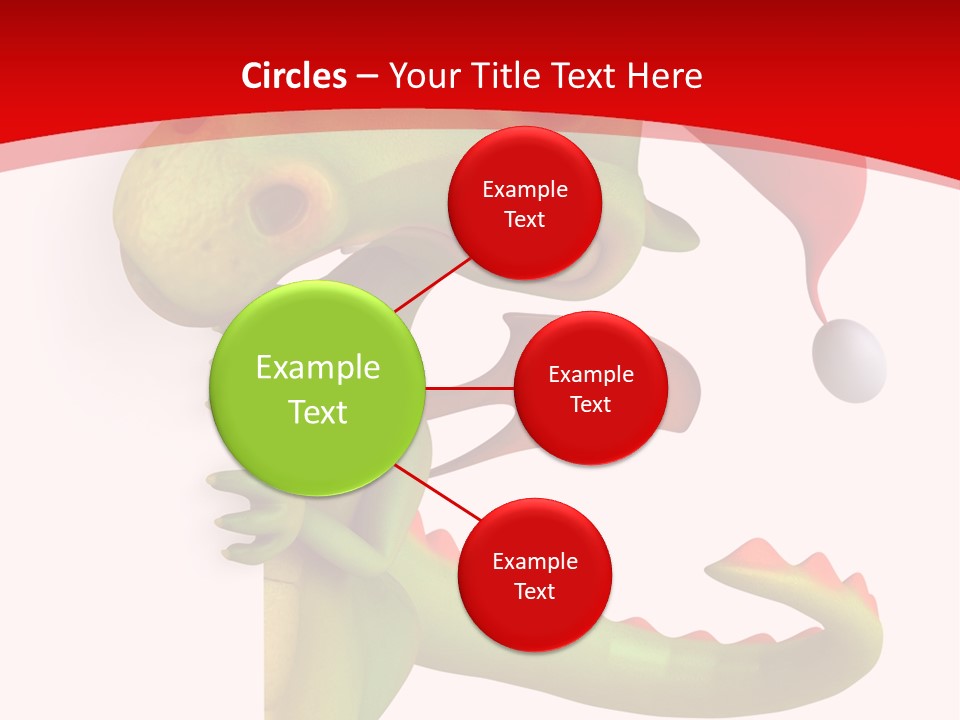 Red Gift Christmas PowerPoint Template