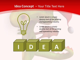 Red Gift Christmas PowerPoint Template