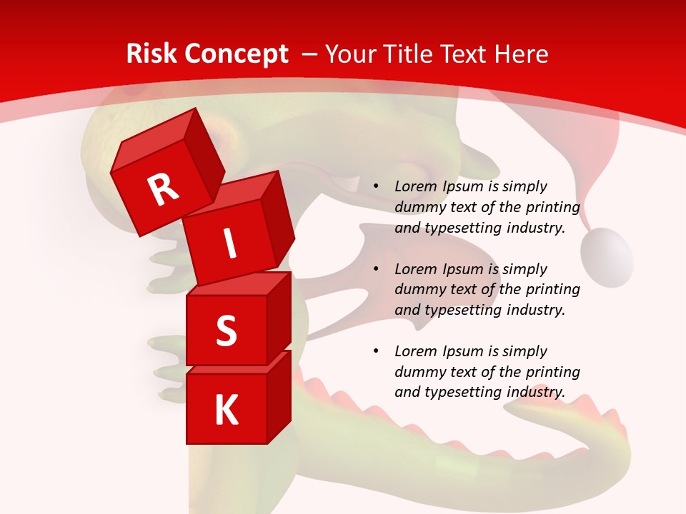 Red Gift Christmas PowerPoint Template