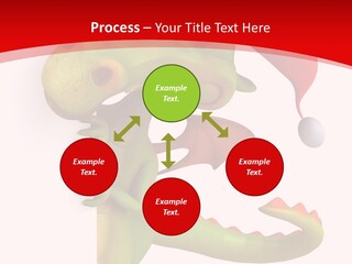 Red Gift Christmas PowerPoint Template