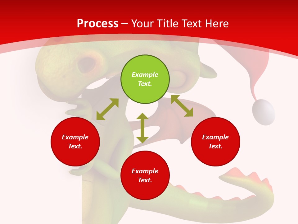 Red Gift Christmas PowerPoint Template