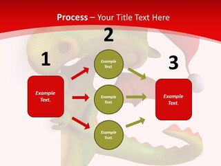 Red Gift Christmas PowerPoint Template