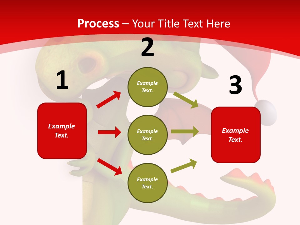 Red Gift Christmas PowerPoint Template