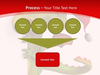 Red Gift Christmas PowerPoint Template