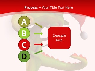 Red Gift Christmas PowerPoint Template