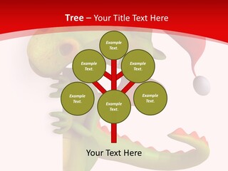 Red Gift Christmas PowerPoint Template