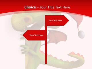 Red Gift Christmas PowerPoint Template