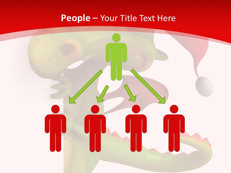 Red Gift Christmas PowerPoint Template