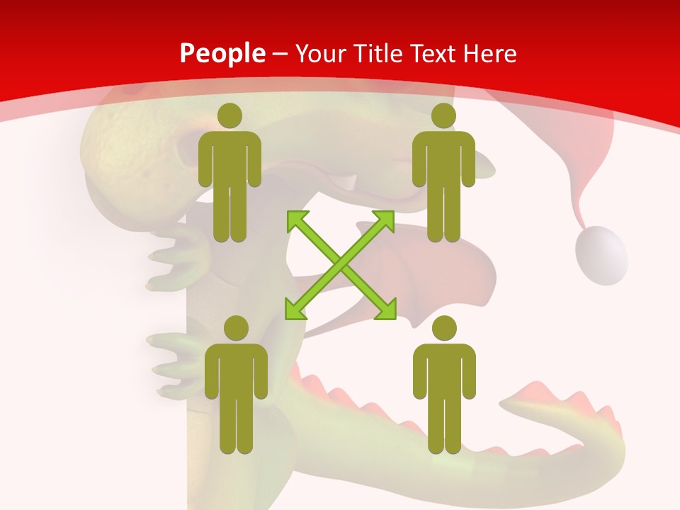 Red Gift Christmas PowerPoint Template