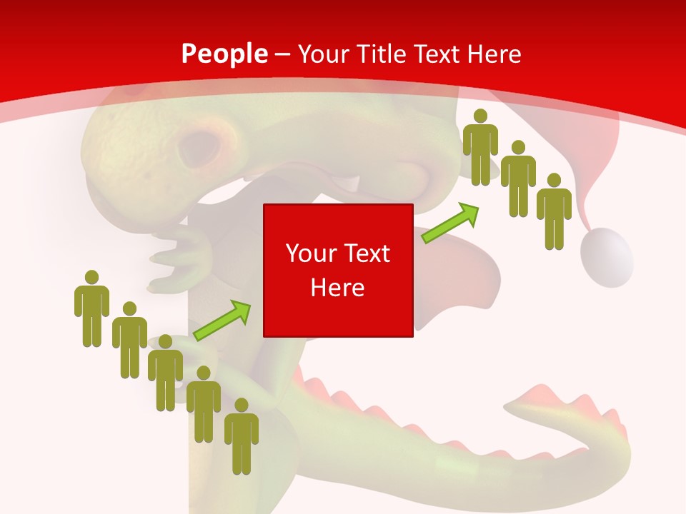 Red Gift Christmas PowerPoint Template