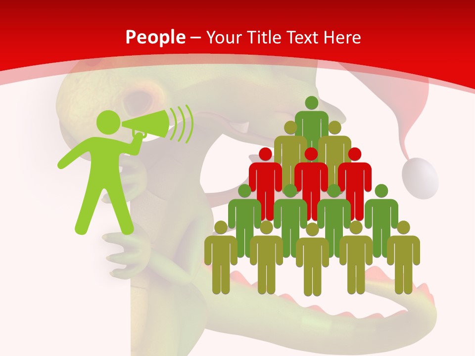 Red Gift Christmas PowerPoint Template