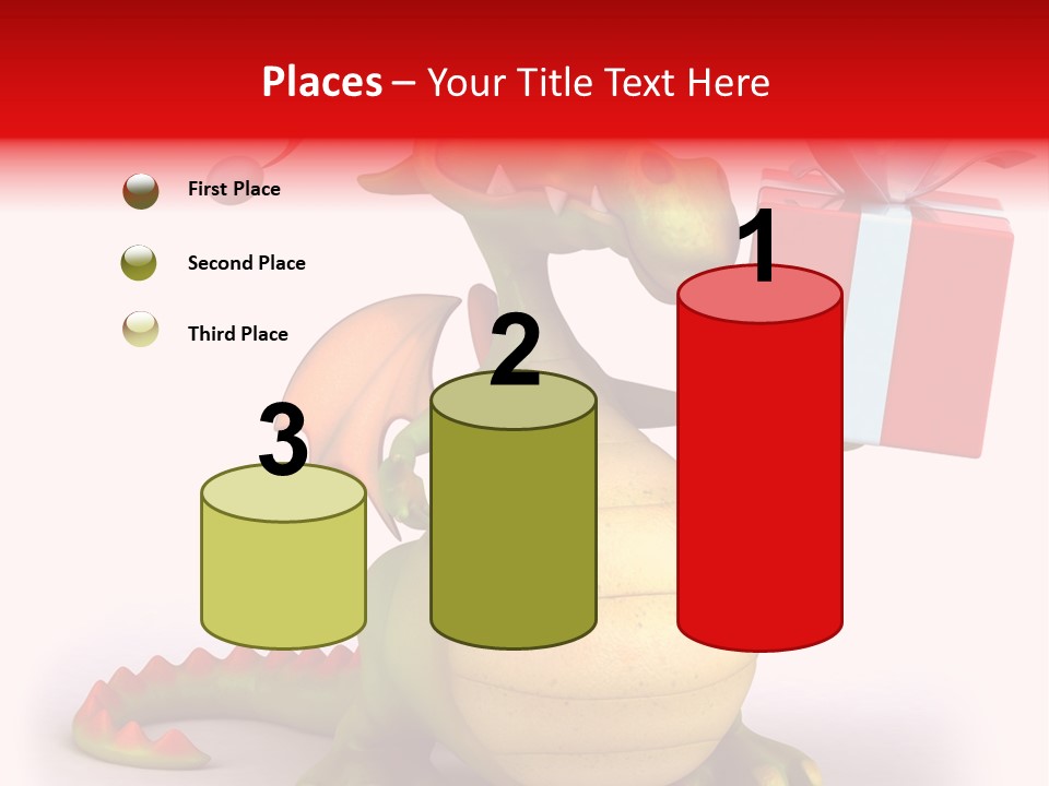 Fire Isolated Smile PowerPoint Template