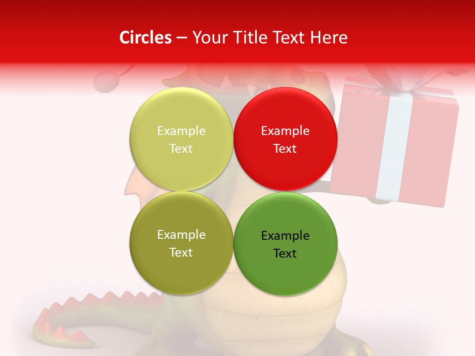 Fire Isolated Smile PowerPoint Template