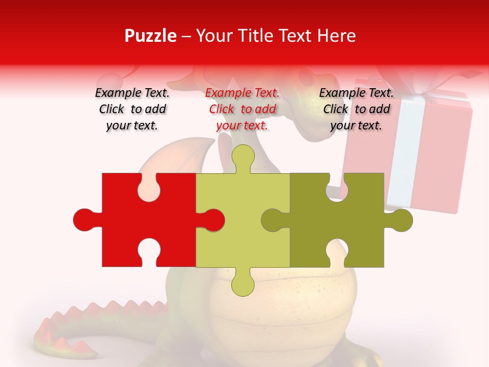 Fire Isolated Smile PowerPoint Template