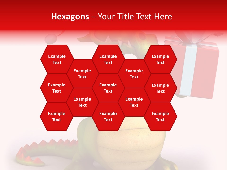 Fire Isolated Smile PowerPoint Template